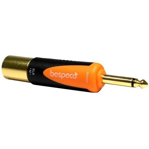 Bespeco SLAD510 переходник 6.3 мм моно Jack "папа" - XLR3 "папа" Bespeco SLAD510 переходник 6.3 мм моно Jack "папа" - XLR3 "папа"