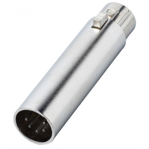 Bespeco AD3F5M переходник XLR5 "папа" / XLR3 "мама" Bespeco AD3F5M переходник XLR5 "папа" / XLR3 "мама"