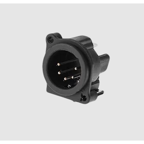 AVCLINK C5MAH разъем XLR панельный, 5 конт., штекер, горизонт., в ПП, тип-A AVCLINK C5MAH разъем XLR панельный, 5 конт., штекер, горизонт., в ПП, тип-A