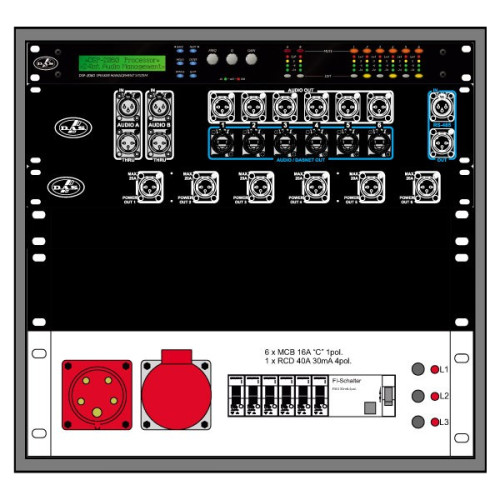 Das Audio DASnet-Rack-26 рэковая стойка с DASnet патч-панелями для Aero-20 Das Audio DASnet-Rack-26 рэковая стойка с DASnet патч-панелями для Aero-20