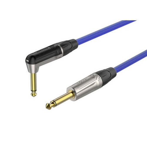 Roxtone TGJJ110-TBU/3 кабель инструментальный, темно синий, 3 метра Roxtone TGJJ110-TBU/3 кабель инструментальный, темно синий, 3 метра