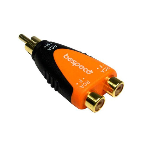 Bespeco SLAD355B адаптер, RCA "папа" - 2 x RCA "мама" Bespeco SLAD355B адаптер, RCA "папа" - 2 x RCA "мама"