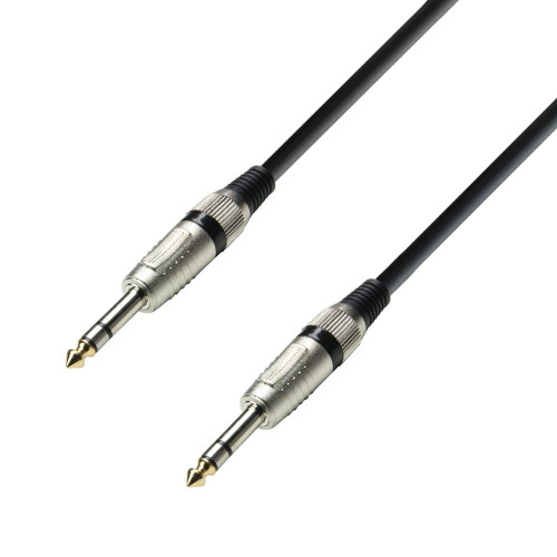 Adam Hall K3 BVV 0150 аудиокабель 6.3 Jack stereo - 6.3 Jack stereo, длина 1.5 метра