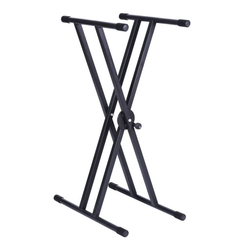 Roxtone KS008 Black X-cтойка под клавишные инструменты с удлиненной перекладиной 50 см Roxtone KS008 Black X-cтойка под клавишные инструменты с удлиненной перекладиной 50 см