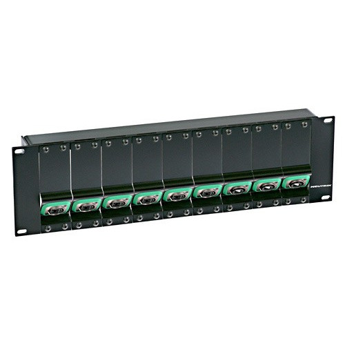 Neutrik NZPF3RU рэковая панель для разъёмов OpticalCon Neutrik NZPF3RU рэковая панель для разъёмов OpticalCon