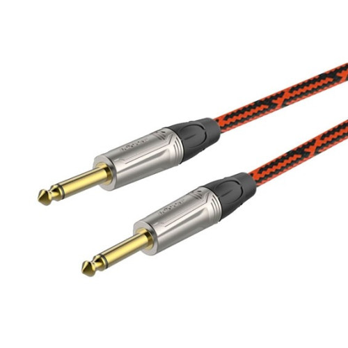 Roxtone TGJJ300-8/6 кабель инструментальный, красно-черный, длина 6 метров Roxtone TGJJ300-8/6 кабель инструментальный, красно-черный, длина 6 метров