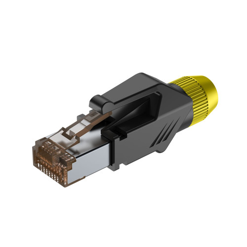 Roxtone RJ45C5E-PH-YL Ethernet разъем RJ45 (часть A) CAT5e, 150 МГц, цвет желтый Roxtone RJ45C5E-PH-YL Ethernet разъем RJ45 (часть A) CAT5e, 150 МГц, цвет желтый