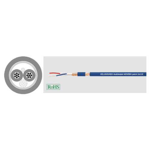 Helukabel 400031 DMX AES/ EBU кабель, цвет синий Helukabel 400031 DMX AES/ EBU кабель, цвет синий