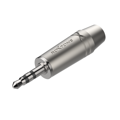 Roxtone RMJ3PP-65-NN разъем 3.5 мм, стерео, цинковый корпус, используется для кабеля до 6.5 мм, цвет серебряный Roxtone RMJ3PP-65-NN разъем 3.5 мм, стерео, цинковый корпус, используется для кабеля до 6.5 мм, цвет серебряный