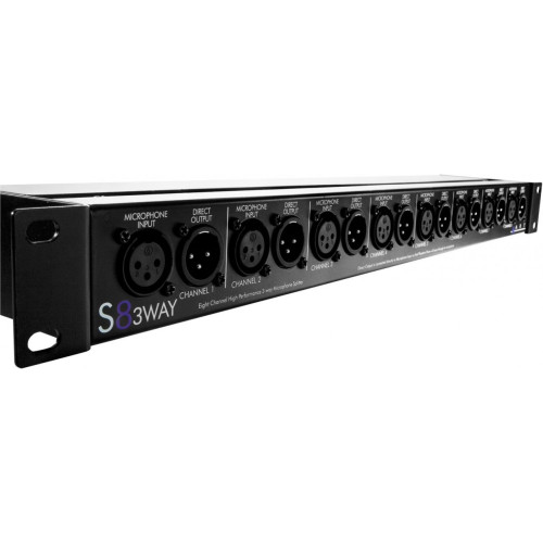 ART S8-3Way рэковый микрофонный сплиттер на 3 полосы