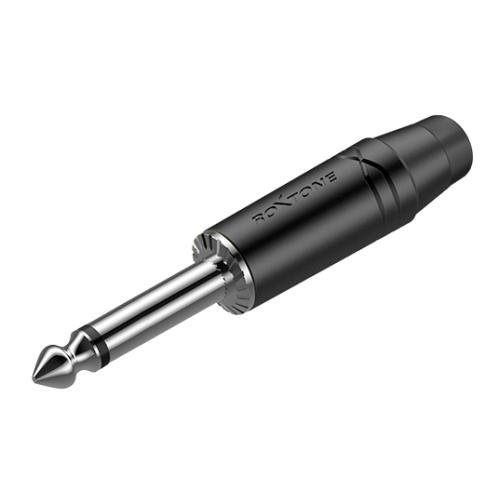 Roxtone RJ2PP-BK-BN разъем jack 1/4" моно, диаметр кабеля до 7 мм, цвет черный Roxtone RJ2PP-BK-BN разъем jack 1/4" моно, диаметр кабеля до 7 мм, цвет черный
