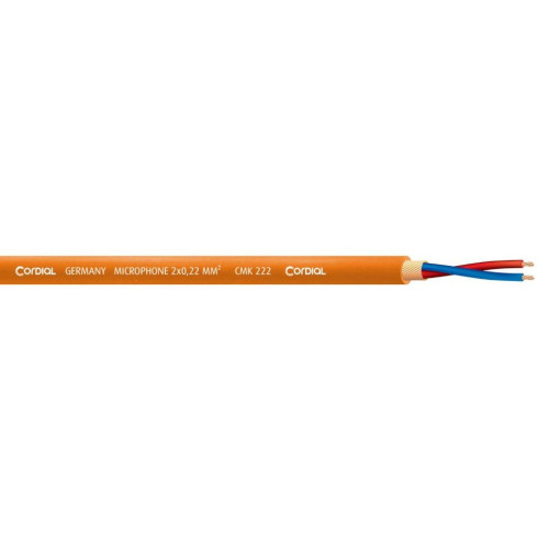 Cordial CMK 222 Orange микрофонный кабель 6.4 мм, цвет оранжевый Cordial CMK 222 Orange микрофонный кабель 6.4 мм, цвет оранжевый