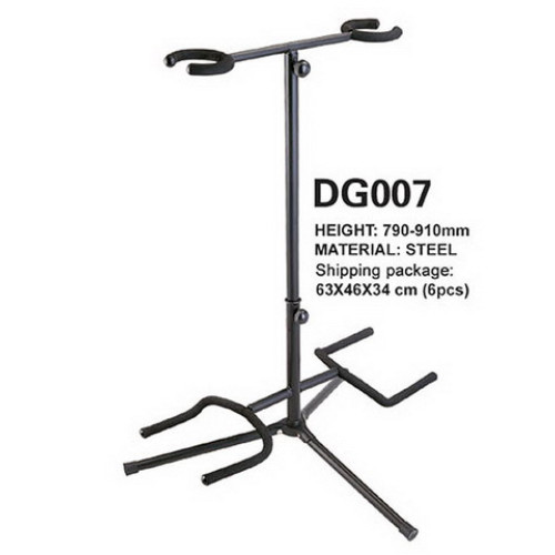 Soundking DG007 стойка для двух гитар с держателем грифа, рег. высота 80-90 см, сталь, черная Soundking DG007 стойка для двух гитар с держателем грифа, рег. высота 80-90 см, сталь, черная