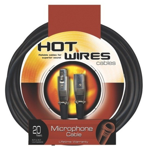 OnStage MC12-20 микрофонный кабель XLR <-> XLR, 6 метров, цвет черный OnStage MC12-20 микрофонный кабель XLR <-> XLR, 6 метров, цвет черный