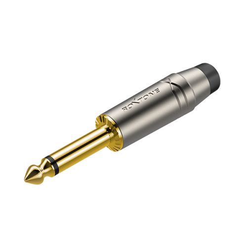 Roxtone RJ2PP-BK-NG разъем jack 1/4" моно, диаметр кабеля до 7 мм, цвет серебренный Roxtone RJ2PP-BK-NG разъем jack 1/4" моно, диаметр кабеля до 7 мм, цвет серебренный