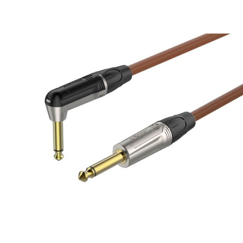Roxtone TGJJ110-TBN/5 кабель инструментальный, коричневый, 5 метров Roxtone TGJJ110-TBN/5 кабель инструментальный, коричневый, 5 метров