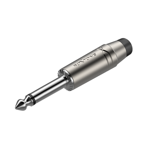 Roxtone RJ2PP-BK-NN разъем jack 1/4" моно, диаметр кабеля до 7 мм, цвет серебренный Roxtone RJ2PP-BK-NN разъем jack 1/4" моно, диаметр кабеля до 7 мм, цвет серебренный