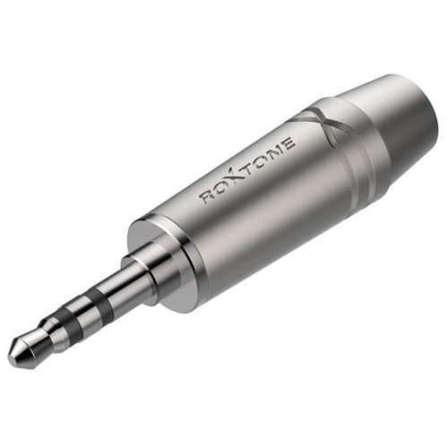 Roxtone RMJ3PPS-65-NN разъем 3.5 мм, стерео, цвет серебряный Roxtone RMJ3PPS-65-NN разъем 3.5 мм, стерео, цвет серебряный