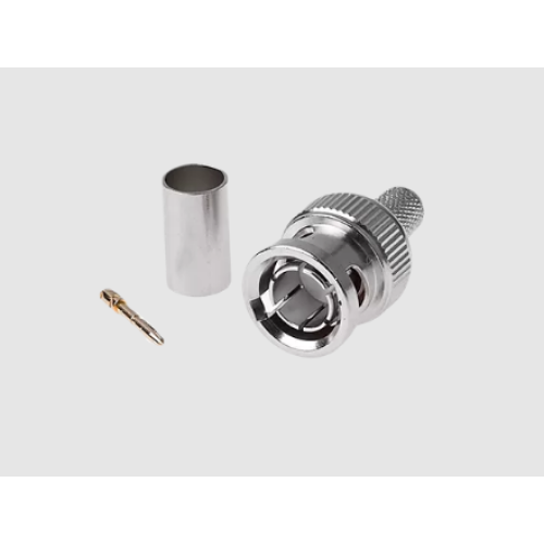 AVCLINK BNC-RG58-50 разъем BNC кабельный, штекер, обжимной, для кабеля типа RG58, центральный пин под пайку AVCLINK BNC-RG58-50 разъем BNC кабельный, штекер, обжимной, для кабеля типа RG58, центральный пин под пайку