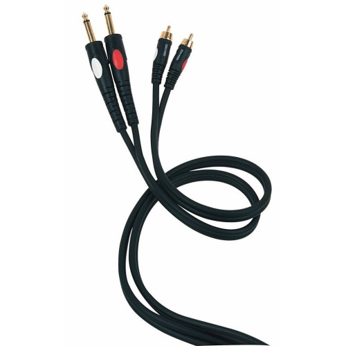 Die Hard DH535LU5 аудио кабель, 2 х TS 6.3 мм <-> 2 х RCA, длина 5 метров Die Hard DH535LU5 аудио кабель, 2 х TS 6.3 мм <-> 2 х RCA, длина 5 метров