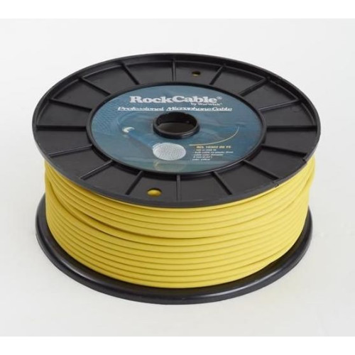 Rockcable RCL10303 D6 YE кабель микрофонный балансный, желтый Rockcable RCL10303 D6 YE кабель микрофонный балансный, желтый