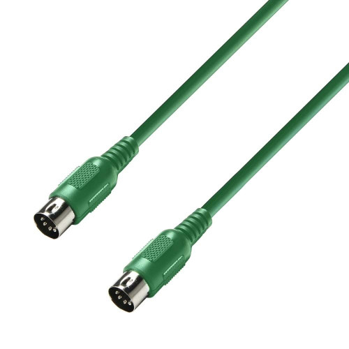 Adam Hall K3 MIDI 0150 GRN MIDI-кабель, 1.5 метра, цвет зеленый