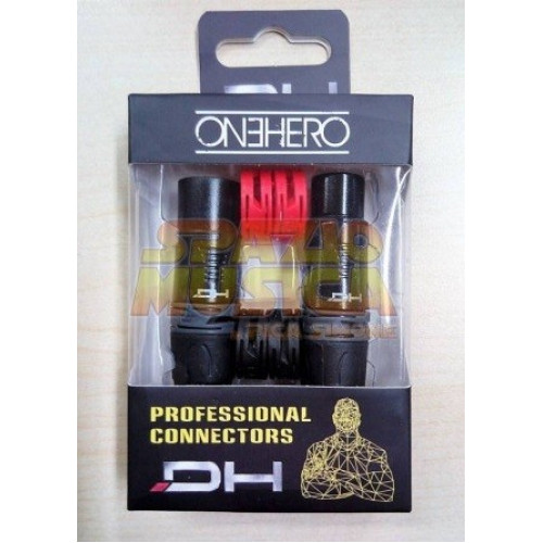 Proel DHFXMX3BK комплект разъемов XLR мама/папа цвет черный Proel DHFXMX3BK комплект разъемов XLR мама/папа цвет черный