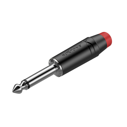 Roxtone RJ2PP-RD-BN разъем jack 1/4" моно, максимальный диаметр кабеля до 7 мм, цвет черный Roxtone RJ2PP-RD-BN разъем jack 1/4" моно, максимальный диаметр кабеля до 7 мм, цвет черный