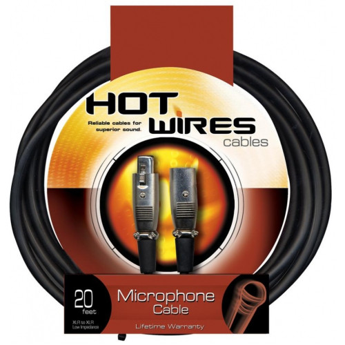 OnStage MC12-20XLR микрофонный кабель, длина 6.1 метров OnStage MC12-20XLR микрофонный кабель, длина 6.1 метров