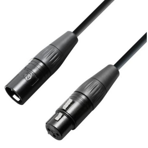 Adam Hall K4KMMF0150 микрофонный кабель 4Star Premium XLR "мама" - XLR "папа", 1.5 метра Adam Hall K4KMMF0150 микрофонный кабель 4Star Premium XLR "мама" - XLR "папа", 1.5 метра