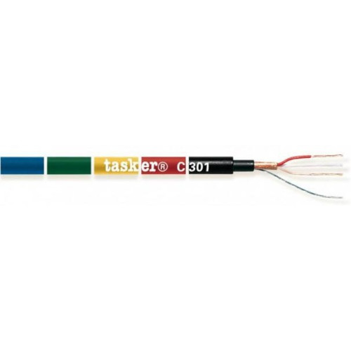 Tasker C301-Red эластичный микрофонный кабель OFC 2 х 0.22 мм², цвет красный Tasker C301-Red эластичный микрофонный кабель OFC 2 х 0.22 мм², цвет красный