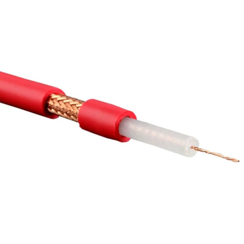 Canare LV-61S Red коаксиальный кабель 6.1 мм, красный Canare LV-61S Red коаксиальный кабель 6.1 мм, красный