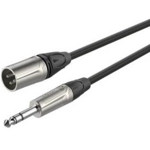 Roxtone DMXJ260/3 кабель микрофонный, D 6.0 мм, XLR male - 6.3 мм.. Jack (S), 3 м Roxtone DMXJ260/3 кабель микрофонный, D 6.0 мм, XLR male - 6.3 мм.. Jack (S), 3 м