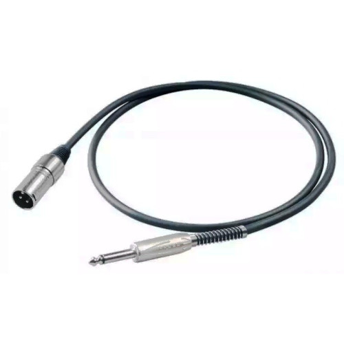 Proel BULK220LU5 кабель инструментальный, 6.3 мм Jack <-> XLR папа, 5 метров Proel BULK220LU5 кабель инструментальный, 6.3 мм Jack <-> XLR папа, 5 метров