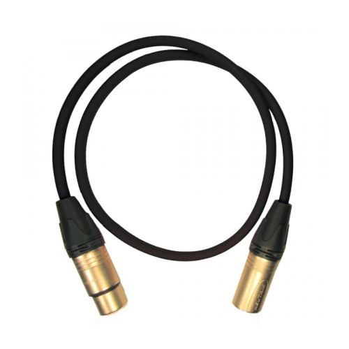 GS-Pro XLR3F-XLR3M (black) 0.35 метра кабель, цвет черный GS-Pro XLR3F-XLR3M (black) 0.35 метра кабель, цвет черный
