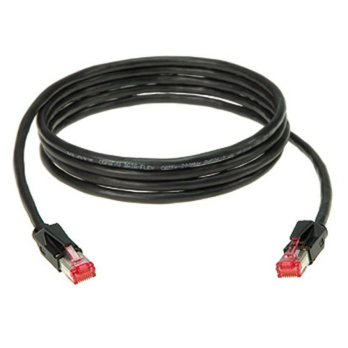 Klotz CP5ER1P0.5 патчкорд Cat. 5e NE8MC-1 + RJ45, длина 0.5 метра, черный Klotz CP5ER1P0.5 патчкорд Cat. 5e NE8MC-1 + RJ45, длина 0.5 метра, черный