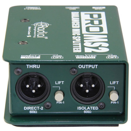 Radial Pro MS2 микрофонный сплиттер с трансформатором Eclipse Radial Pro MS2 микрофонный сплиттер с трансформатором Eclipse