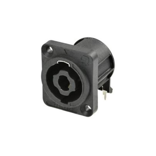 Rean RLS4MDZ-H панельный разъём для акустических систем female 4-контактный, горизонтальный монтаж на плату Rean RLS4MDZ-H панельный разъём для акустических систем female 4-контактный, горизонтальный монтаж на плату