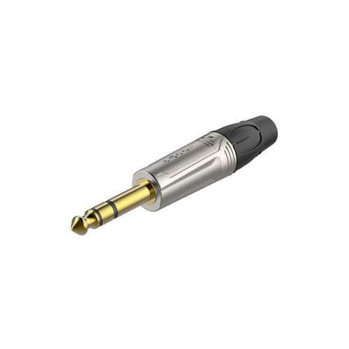 Roxtone RJ3P-NG разъем jack 1/4" стерео с резиновым держателем под кабель, цвет серебристый Roxtone RJ3P-NG разъем jack 1/4" стерео с резиновым держателем под кабель, цвет серебристый