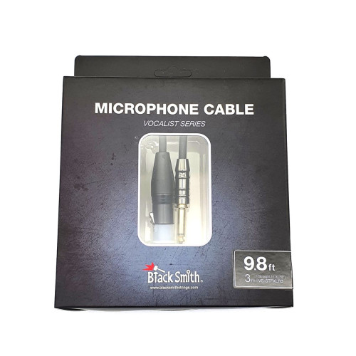BlackSmith Microphone Cable Vocalist Series 9.8ft VS-STFXLR3 микрофонный кабель, 3 метра, прямой Jack + XLR "мама" BlackSmith Microphone Cable Vocalist Series 9.8ft VS-STFXLR3 микрофонный кабель, 3 метра, прямой Jack + XLR "мама"