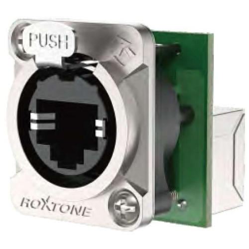 Roxtone RE8FD5I разъем RJ45 "мама" панельный, тип-D, монтаж провода IDC Roxtone RE8FD5I разъем RJ45 "мама" панельный, тип-D, монтаж провода IDC
