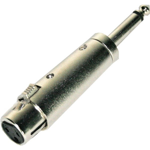 Invotone AD300 переходник 3P XLR "мама" <> 6.35 мм моно Джек "папа" Invotone AD300 переходник 3P XLR "мама" <> 6.35 мм моно Джек "папа"