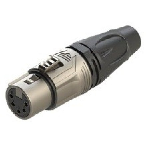 Roxtone RX5F-NT разъем cannon кабельный мама, цвет серебро Roxtone RX5F-NT разъем cannon кабельный мама, цвет серебро