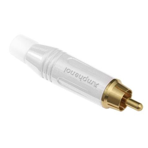 Amphenol ACJR-WHT разъем RCA кабельный "мама", цвет белый Amphenol ACJR-WHT разъем RCA кабельный "мама", цвет белый