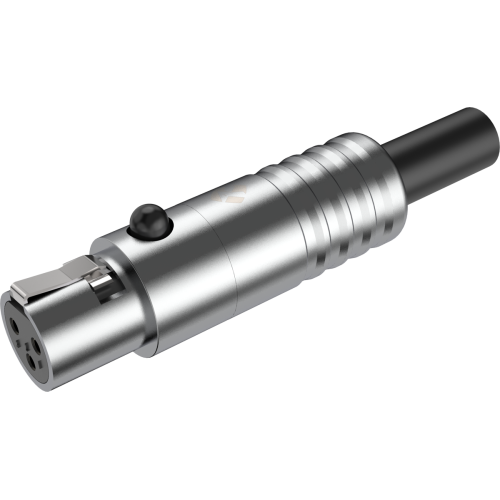 Roxtone RMX3F-C разъем Mini XLR кабельный, "мама", 3-х контактный Roxtone RMX3F-C разъем Mini XLR кабельный, "мама", 3-х контактный