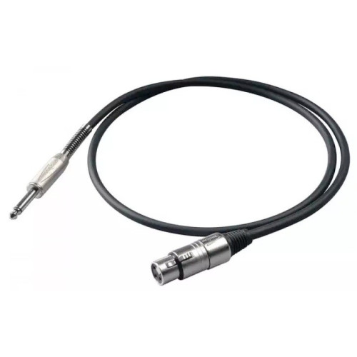 Proel BULK200LU6 микрофонный кабель, 6.3 мм Jack <-> XLR мама, 6 метров Proel BULK200LU6 микрофонный кабель, 6.3 мм Jack <-> XLR мама, 6 метров