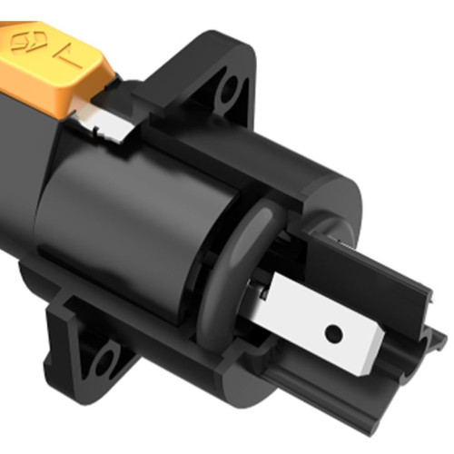 Roxtone RAC3FPWP+DCPF разъем панельный powercon, IP65 + силиконовая заглушка, 3-х контактный, "мама", черный Roxtone RAC3FPWP+DCPF разъем панельный powercon, IP65 + силиконовая заглушка, 3-х контактный, "мама", черный