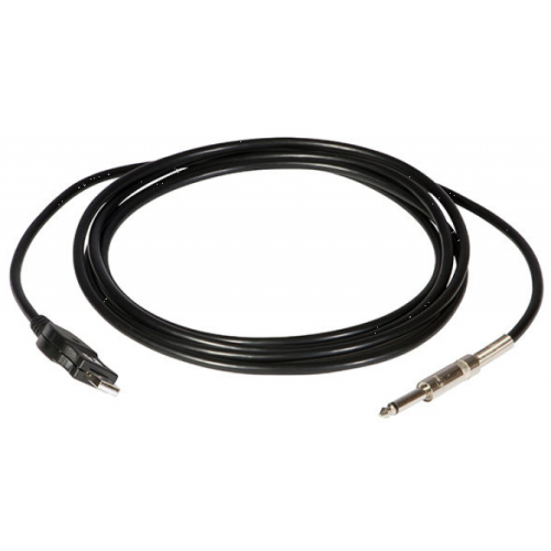 Onstage IC-10U инструментальный кабель джек (папа) 6.3 мм <-> USB Onstage IC-10U инструментальный кабель джек (папа) 6.3 мм <-> USB