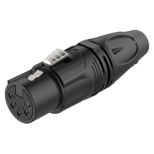 Roxtone RX5F-BT разъем cannon кабельный мама, цвет черный Roxtone RX5F-BT разъем cannon кабельный мама, цвет черный