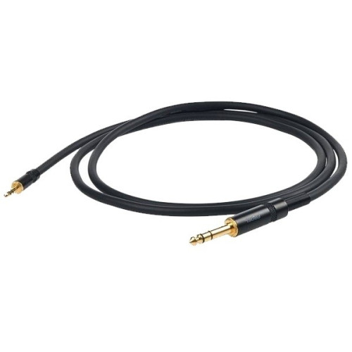 Proel CHLP185LU3 сценический кабель, Jack 6.3 мм стерео <-> 3.5 Jack стерео, длина 3 метра Proel CHLP185LU3 сценический кабель, Jack 6.3 мм стерео <-> 3.5 Jack стерео, длина 3 метра